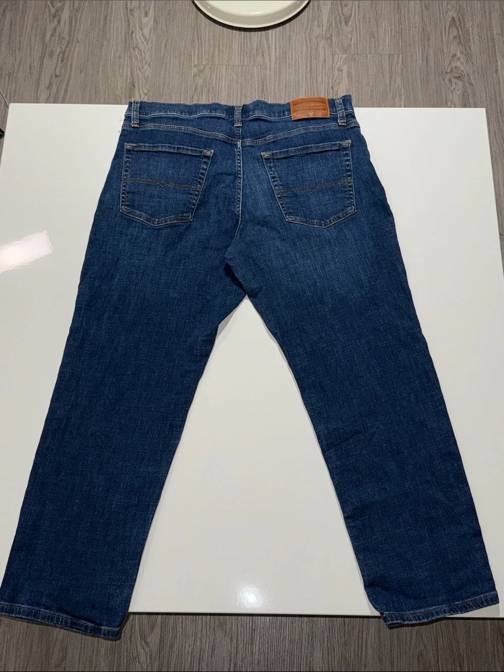 Lucky Brand 221 Straight Stretch Jeans Mens Size 36x30 Blue